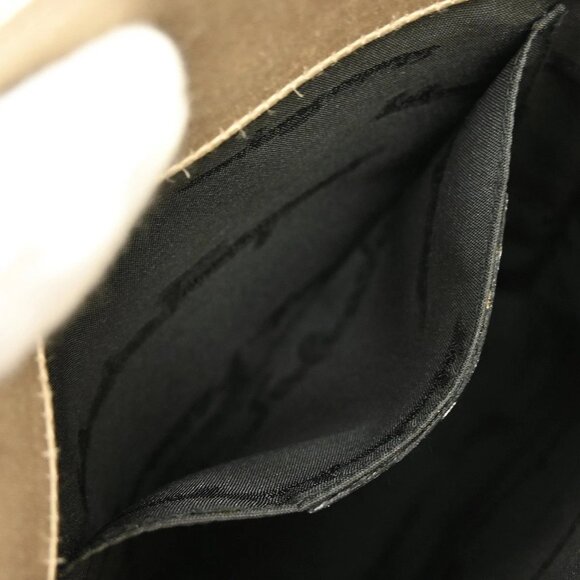 SALVATORE FERRAGAMO BEIGE SATIN HANDBAG Q210141 NQ01745 BN01 - Picture 9 of 10